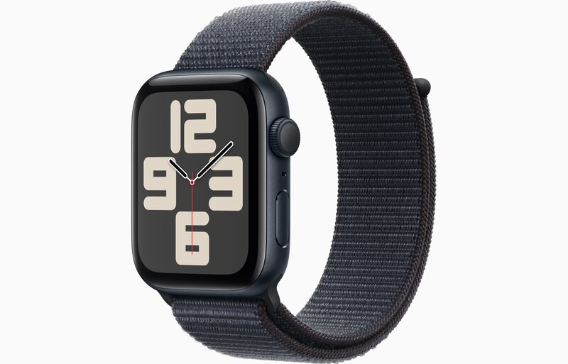 MXEP3QL/A - Apple Watch SE GPS 44mm Mezzanotte Cassa Alluminio con Cinturino Loop Inchiostro